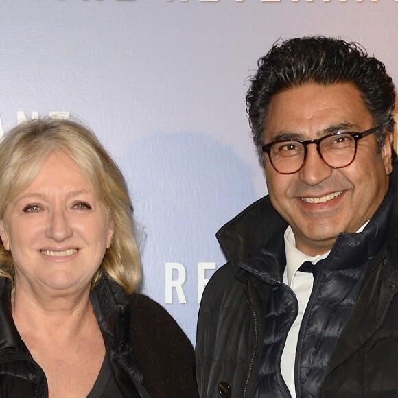 Charlotte de Turckheim et son mari Zaman Hachemi - Avant-première du film "The Revenant" au Grand Rex à Paris, le 18 janvier 2016. © Coadic Guirec/Bestimage