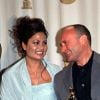 Phil et Orianne Collins aux Oscars à Los Angeles, en 2000