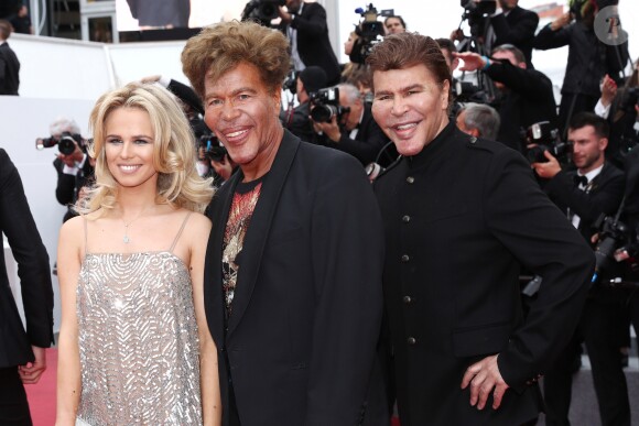 Grichka Bogdanov, Igor Bogdanov et sa compagne Julie Jardon - Montée des marches du film " Solo : A Star Wars Story " lors du 71ème Festival International du Film de Cannes. Le 15 mai 2018 © Borde-Jacovides-Moreau/Bestimage