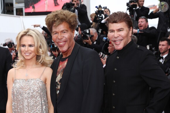 Grichka Bogdanov, Igor Bogdanov et sa compagne Julie Jardon - Montée des marches du film " Solo : A Star Wars Story " lors du 71ème Festival International du Film de Cannes. Le 15 mai 2018 © Borde-Jacovides-Moreau/Bestimage