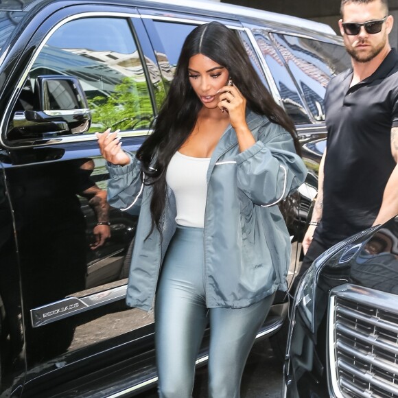 Kim Kardashian est allée déjeuner à New York, le 8 mai 2018.