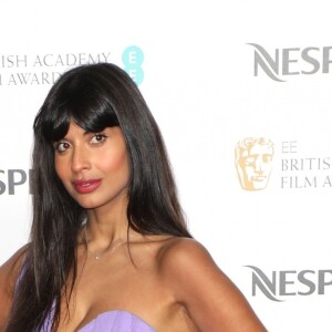 Jameela Jamil - Les célébrités posent lors du photocall du "British Academy Film Awards" à Londres le 17 février 2018.