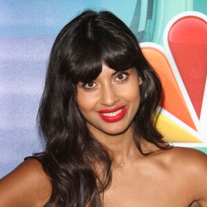 Jameela Jamil à la soirée NBC Universal Press Tour à l'hôtel Beverly Hilton de Los Angeles, Californie, Etats-Unis, le 2 août 2016.