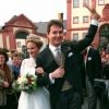Le duc Frédéric de Wurtemberg lors de son mariage avec la princesse Marie de Wied en novembre 1993 à Altshausen. Le duc héritier a trouvé la mort à 56 ans le 9 mai 2018 dans un accident de voiture.