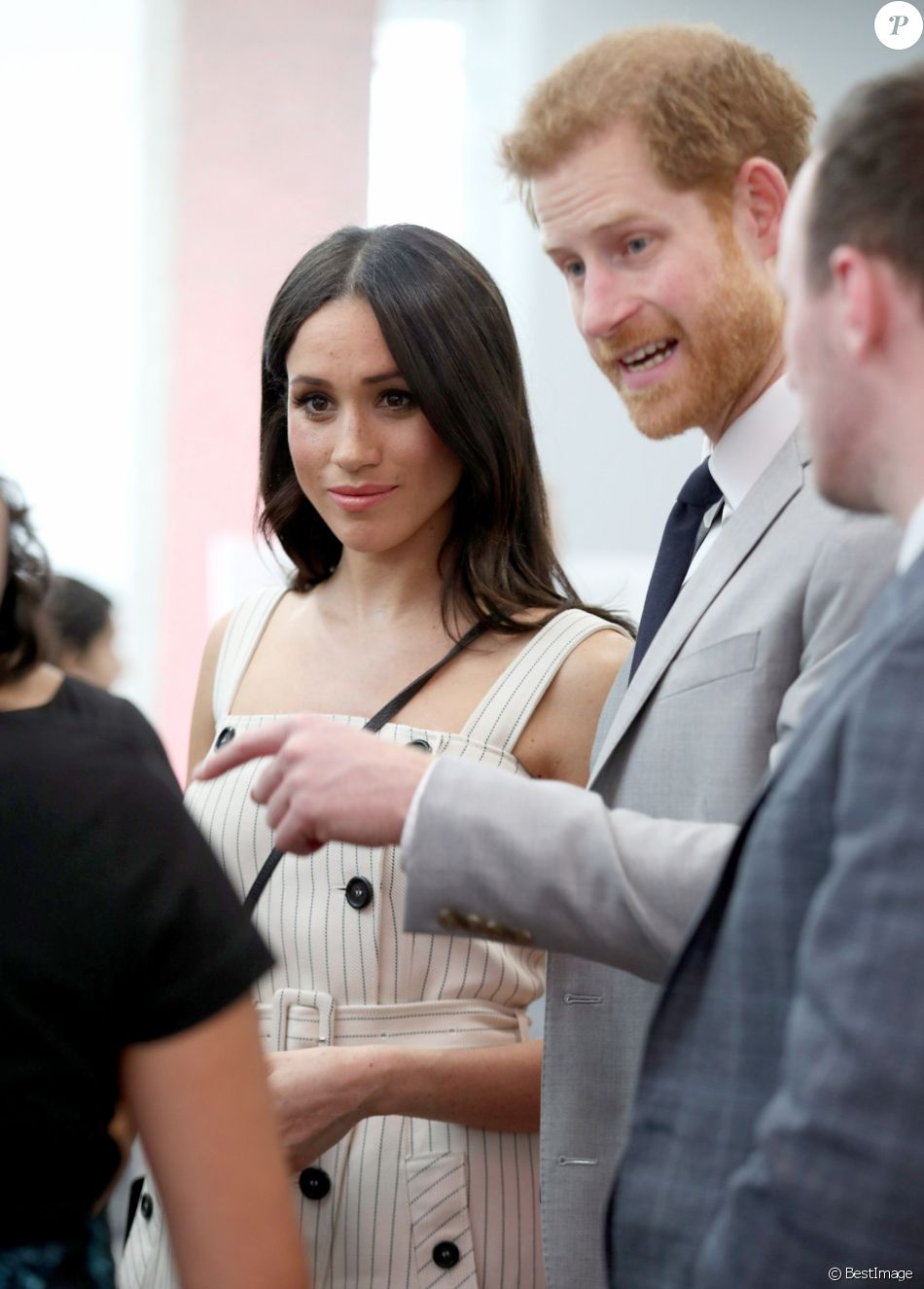 Le Prince Harry Et Sa Fiancée Meghan Markle Lors Dune Réception Du Forum Des Jeunes Pendant Le 