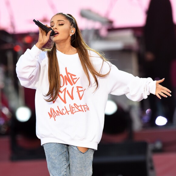 Ariana Grande - Attentat de Manchester : 'One Love Manchester', concert exceptionnel organisé au profit des familles des victimes à Manchester le 4 juin 2017 © DaveHogan For OneLoveManchester/GoffPhotos.com via Bestimage