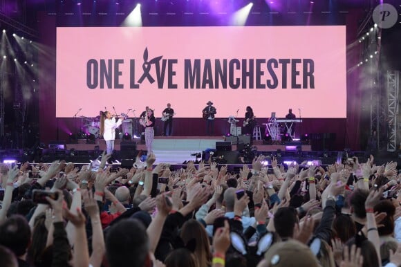 Ariana Grande - Attentat de Manchester : 'One Love Manchester', concert exceptionnel organisé au profit des familles des victimes à Manchester le 4 juin 2017 © DaveHogan For OneLoveManchester/GoffPhotos.com via Bestimage