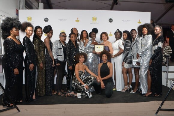 Exclusif - Sabine Pakora, Magaajyia Silberfeld, Assa Sylla, Dirmine Richard, Shirley Souagnon, Nadège Beusson-Diagne, Sonia Rolland, France Zobda, Aïssa Maïga, Loida Nicolas Lewis (veuve de Reginald F. Lewis, fondateur du "Titan Reginald F. Lewis Film honors"), Rachel Khan, Marie-Philomène Nga, Sara Martins, Eye Haïdara, Maïmouna Gueye, Karidja Touré - After party du collectif DiasporAct sur la plage de l'hôtel Majestic Barrière ans le cadre de la promotion du livre "Noire n'est pas mon métier" lors du 71ème Festival International de Cannes le 16 mai 2018. © CVS/Bestimage