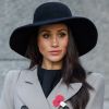 Meghan Markle lors des commémorations de l'ANZAC Day à Londres le 25 avril 2018