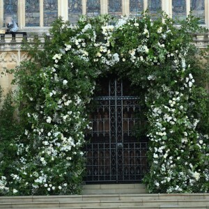 Image de la chapelle St George à Windsor le 19 mai 2018, jour du mariage du prince Harry et de Meghan Markle.