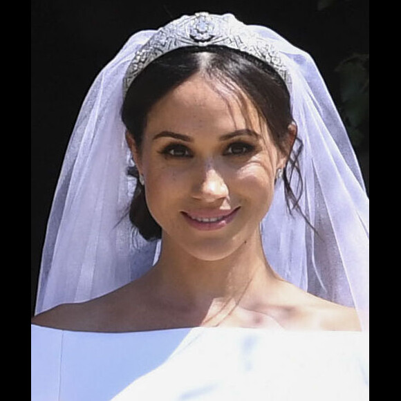 Le prince Harry, duc de Sussex, et Meghan Markle, duchesse de Sussex, à la sortie de chapelle St. George au château de Windsor - Sortie après la cérémonie de mariage du prince Harry et de Meghan Markle en la chapelle Saint-George au château de Windsor, Royaume Uni, le 19 mai 2018.