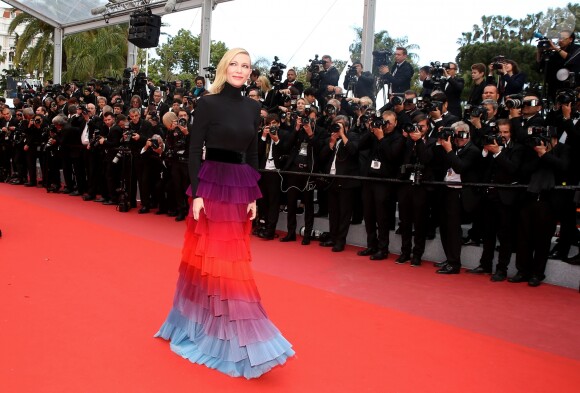 Cate Blanchett (robe Givenchy) - Montée des marches du film « Blackkklansman » lors du 71ème Festival International du Film de Cannes. Le 14 mai 2018 © Borde-Jacovides-Moreau/Bestimage