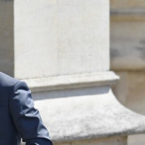 David Beckham et sa femme Victoria - Les invités arrivent à la chapelle St. George pour le mariage du prince Harry et de Meghan Markle au château de Windsor, Royaume Uni, le 19 mai 2018.