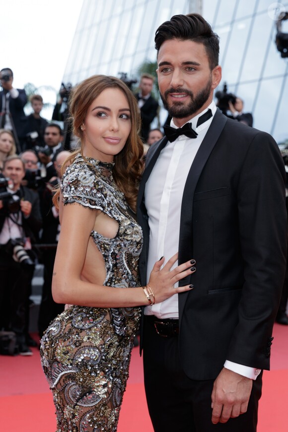 Thomas Vergara et Nabilla Benattia - Montée des marches du film "'Solo: A Star Wars Story" lors du 71e Festival International du Film de Cannes le 15 mai 2018.