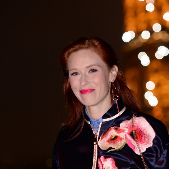 Exclusif - Audrey Fleurot - Soirée de lancement des cosmétiques Eymard Gabrielle à l'hôtel Shangri-La à Paris, France, le 12 avril 2018. © Rachid Bellak/Bestimage