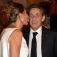 Nicolas Sarkozy et Maud Fontenoy - Gala de charité annuel de la "Maud Fontenoy Foundation" à l'hôtel Bristol à Paris, le 4 juin 2015.