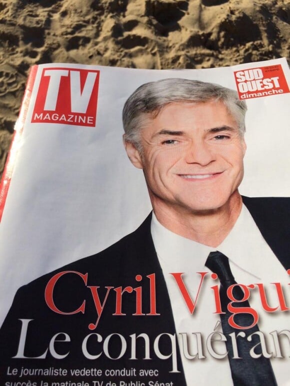 Cyril Viguier en couverture de TV Magazine, supplément de Sud Ouest Dimanche