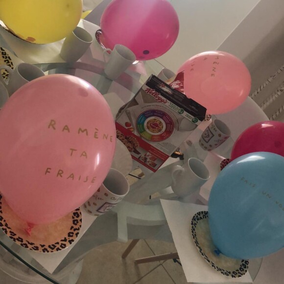 L'enterrement de vie de jeune fille de Laurie Cholewa sur Instagram. Mai 2018.