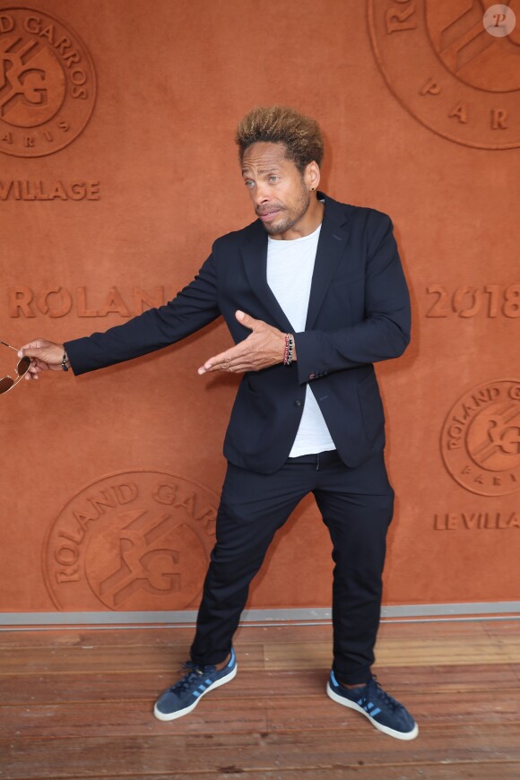 Gary Dourdan au village lors des internationaux de tennis de Roland Garros, à Paris le 28 mai 2018.