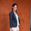 Inés Sastre au village lors des internationaux de tennis de Roland Garros, à Paris le 28 mai 2018.