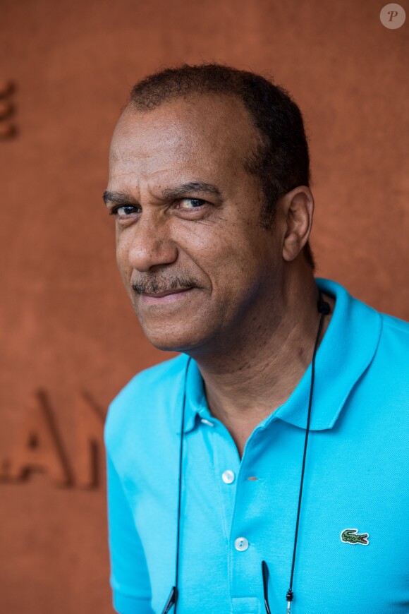 Pascal Légitimus au village lors des internationaux de tennis de Roland Garros, à Paris le 28 mai 2018.