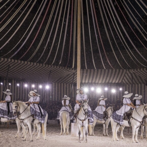 Atmosphère - Défilé de la collection croisière Christian Dior Couture printemps-été 2019 dans les grandes écuries du château de Chantilly, France, le 26 avril 2018. © Olivier Borde/Bestimage