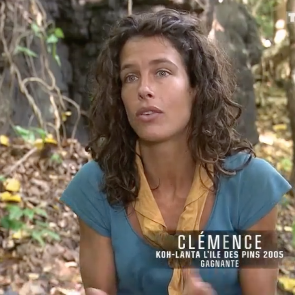 Clémence lors du dernier épisode de "Koh-Lanta : Le Combat des héros" (TF1) vendredi 25 mai 2018.