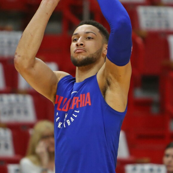 Ben Simmons lors d'un match à Miami en avril 2018.