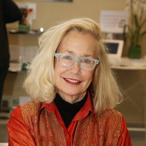 Brigitte Fossey lors du salon du livre de Paris le 16 Mars 2018 à la Porte de Versailles de Paris. © Denis Guignebourg/Bestimage