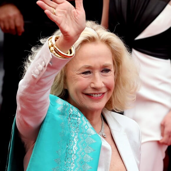 Brigitte Fossey - Montée des marches du film "L'Amant Double" lors du 70ème Festival International du Film de Cannes. Le 26 mai 2017. © Borde-Jacovides-Moreau / Bestimage