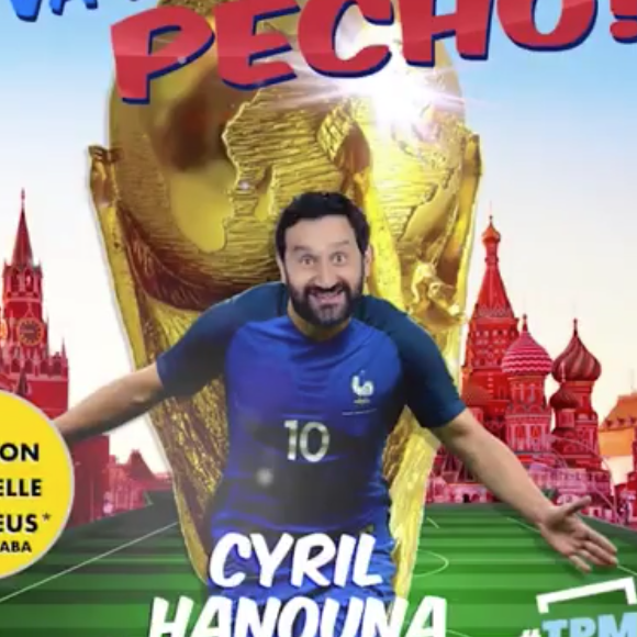 La pochette de "On va la pécho", la chanson officielle des Bleus selon Cyril Hanouna. Mai 2018.