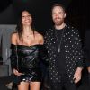 Exclusif - David Guetta et sa compagne Jessica Ledon sont allés voir un match de boxe (Canelo vs. Golovkin) à Las Vegas, le 16 septembre 2017.