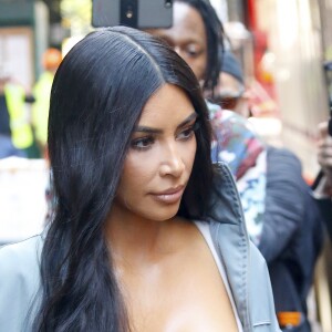 Kim Kardashian à la sortie de son hôtel à New York le 8 mai 2018