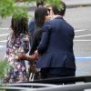 Kim Kardashian West quitte la Maison Blanche après un entretien avec Donald Trump et Jared Kushner à Washington le 30 mai 2018