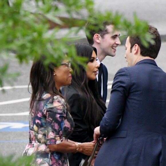 Kim Kardashian West quitte la Maison Blanche après un entretien avec Donald Trump et Jared Kushner à Washington le 30 mai 2018