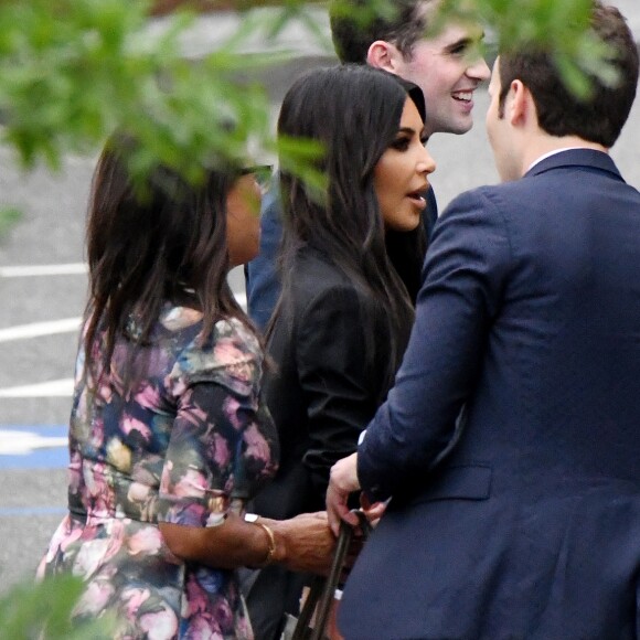 Kim Kardashian West quitte la Maison Blanche après un entretien avec Donald Trump et Jared Kushner à Washington le 30 mai 2018