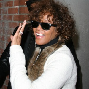 Whitney Houston quelques jours avant sa mort à Los Angeles le 2 février 2012