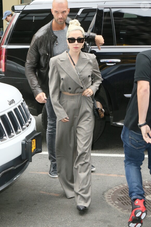 Lady Gaga arrive au studio d'enregistrement Electric Lady Sound à New York, le 28 mai 2018.