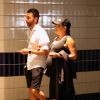 Exclusif - Eva Longoria très enceinte et son mari José Baston sont allés faire des courses au Beverly Center à Los Angeles, le 3 juin 2018