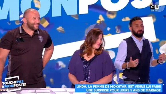 Mokhtar et sa femme Linda - "TPMP", 4 juin 2018, C8
