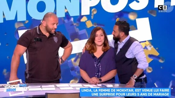 Mokhtar et sa femme Linda - "TPMP", 4 juin 2018, C8
