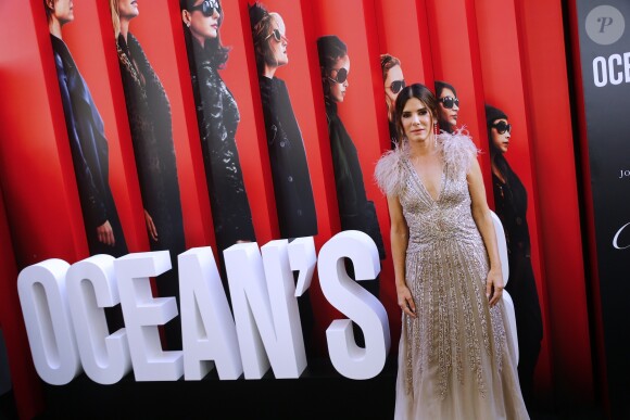 Sandra Bullock à la première du film 'Ocean's 8' à New York, le 5 juin 2018 © Charles Guerin/Bestimage