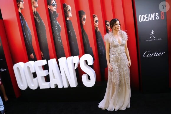Sandra Bullock à la première du film 'Ocean's 8' à New York, le 5 juin 2018 © Charles Guerin/Bestimage