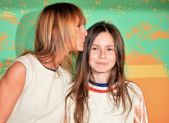 Axelle Laffont et sa fille Mitty Hazanavicius - Avant-première du film "MILF" au cinéma Gaumont-Opéra à Paris, France, le 17 avril 2018.