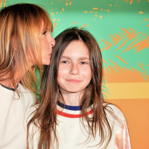 Axelle Laffont et sa fille Mitty Hazanavicius - Avant-première du film "MILF" au cinéma Gaumont-Opéra à Paris, France, le 17 avril 2018.