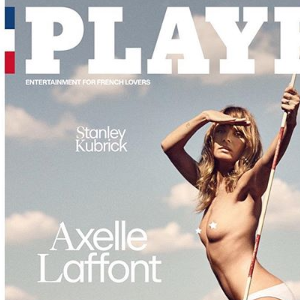 Axelle Laffont en couverture de Playboy, été 2018, à partir du 7 juin 2018 en kiosques.