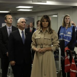 Donald Trump et Melania Trump lors d'une rencontre au siège de la FEMA à Washington, le 6 juin 2018