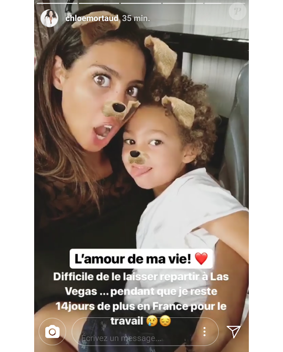 Chloé Mortaud bientôt séparée quelques jours de son fils, le 8 juin 2018 à Paris.