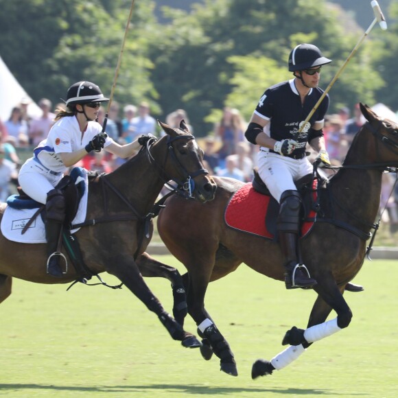 Le prince William, duc de Cambridge lors d'un match de polo caritatif au Beaufort Polo Club à Tetbury le 10 juin 2018. Le Maserati Royal Charity Polo Trophy est destiné à recueillir des fonds pour deux organismes de bienfaisance, "The Royal Marsden" et "Centrepoint".