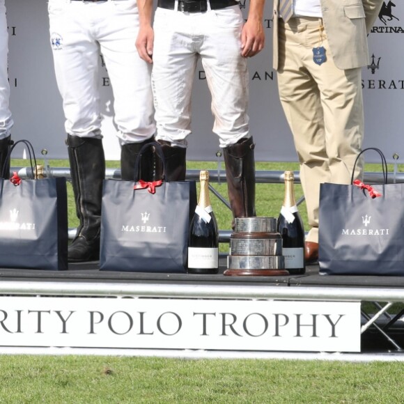 Le prince William, duc de Cambridge lors d'un match de polo caritatif au Beaufort Polo Club à Tetbury le 10 juin 2018. Le Maserati Royal Charity Polo Trophy est destiné à recueillir des fonds pour deux organismes de bienfaisance, "The Royal Marsden" et "Centrepoint".